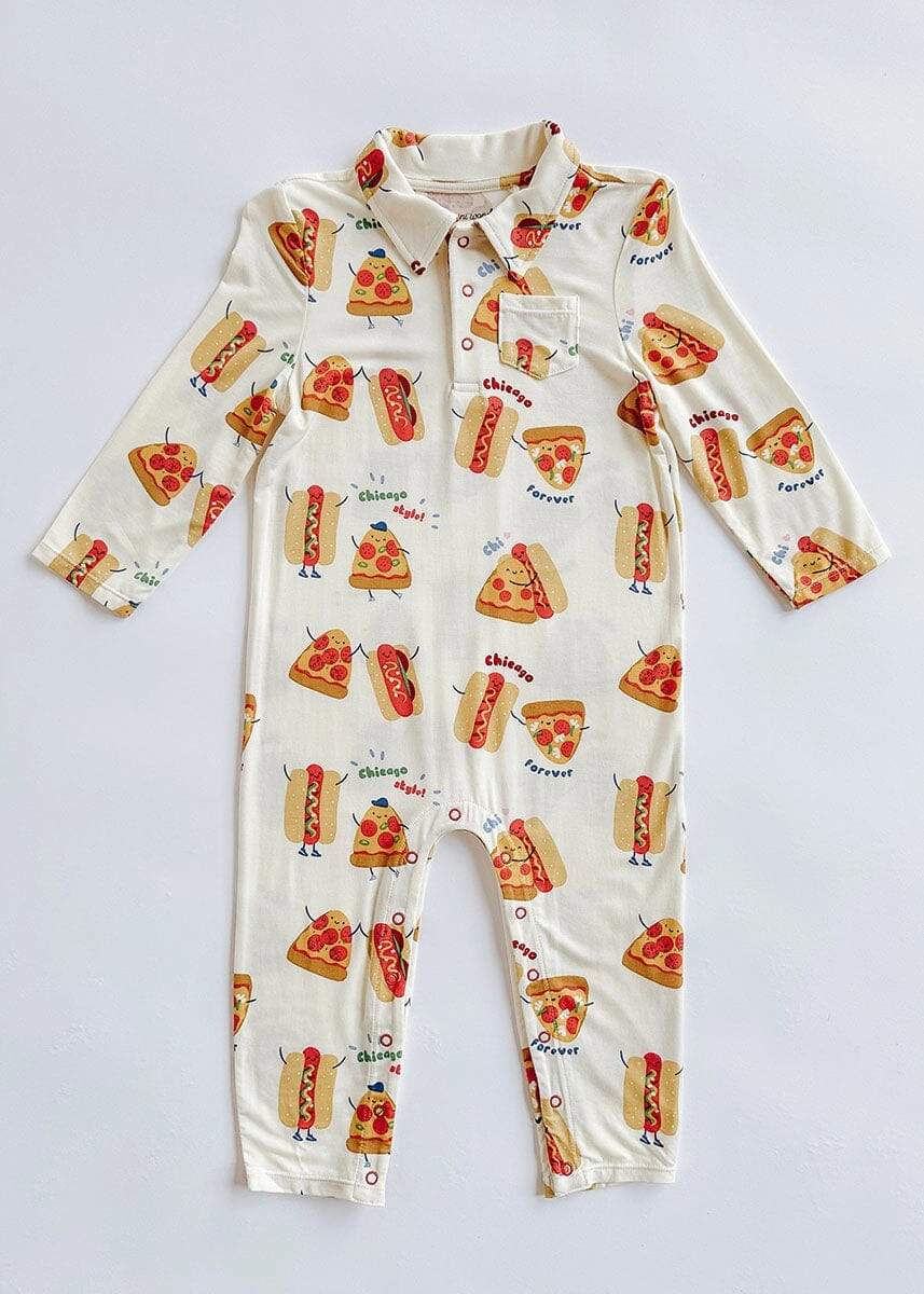 Chicago High Five Polo Romper