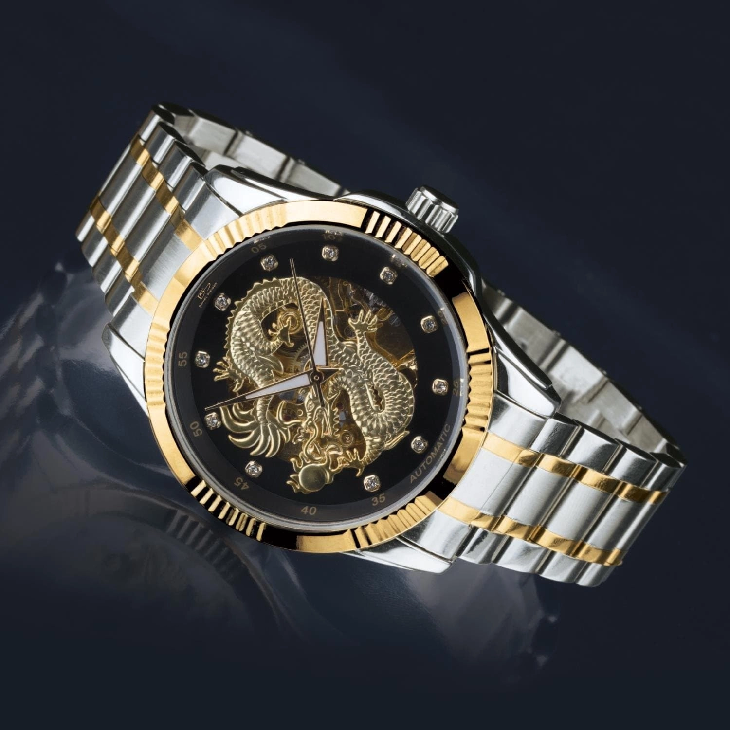 Dragon Automatic Black Men's Watch