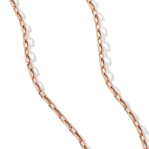 DY Madison Chain Necklace in 18K Rose Gold, 36"
