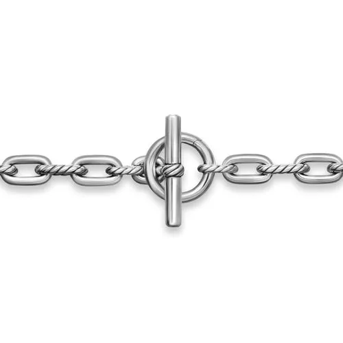 DY Madison Toggle Chain Necklace in Sterling Silver, 16"