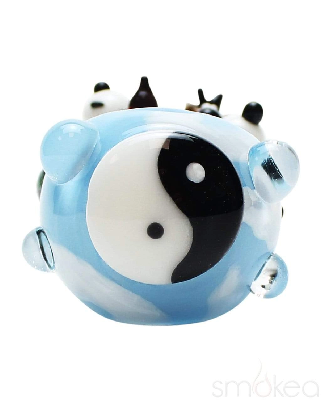 Empire Glassworks Small Climbing Pandas Spoon Pipe