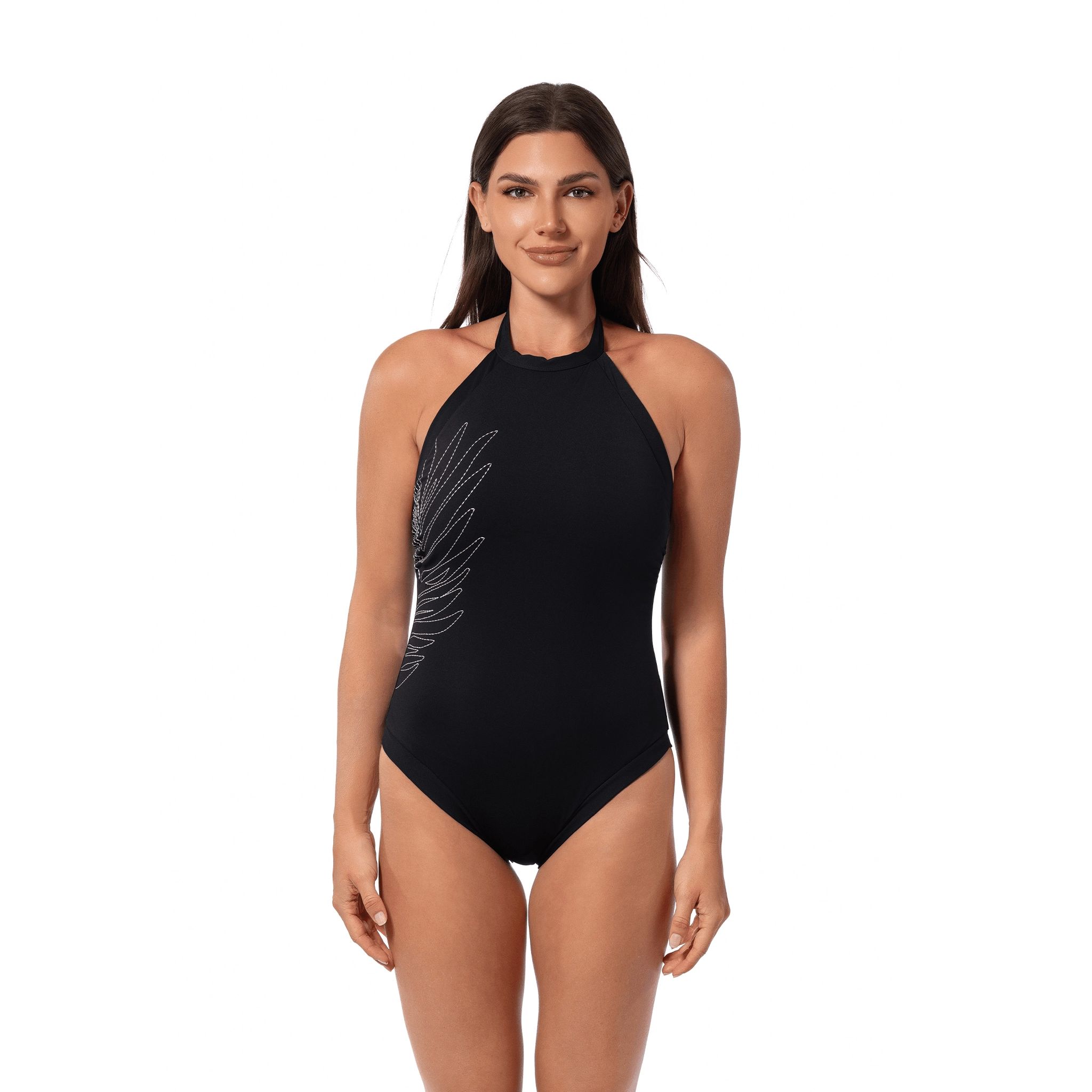 FOREST BLAST FANNY HIGH NECK ONE PIECE