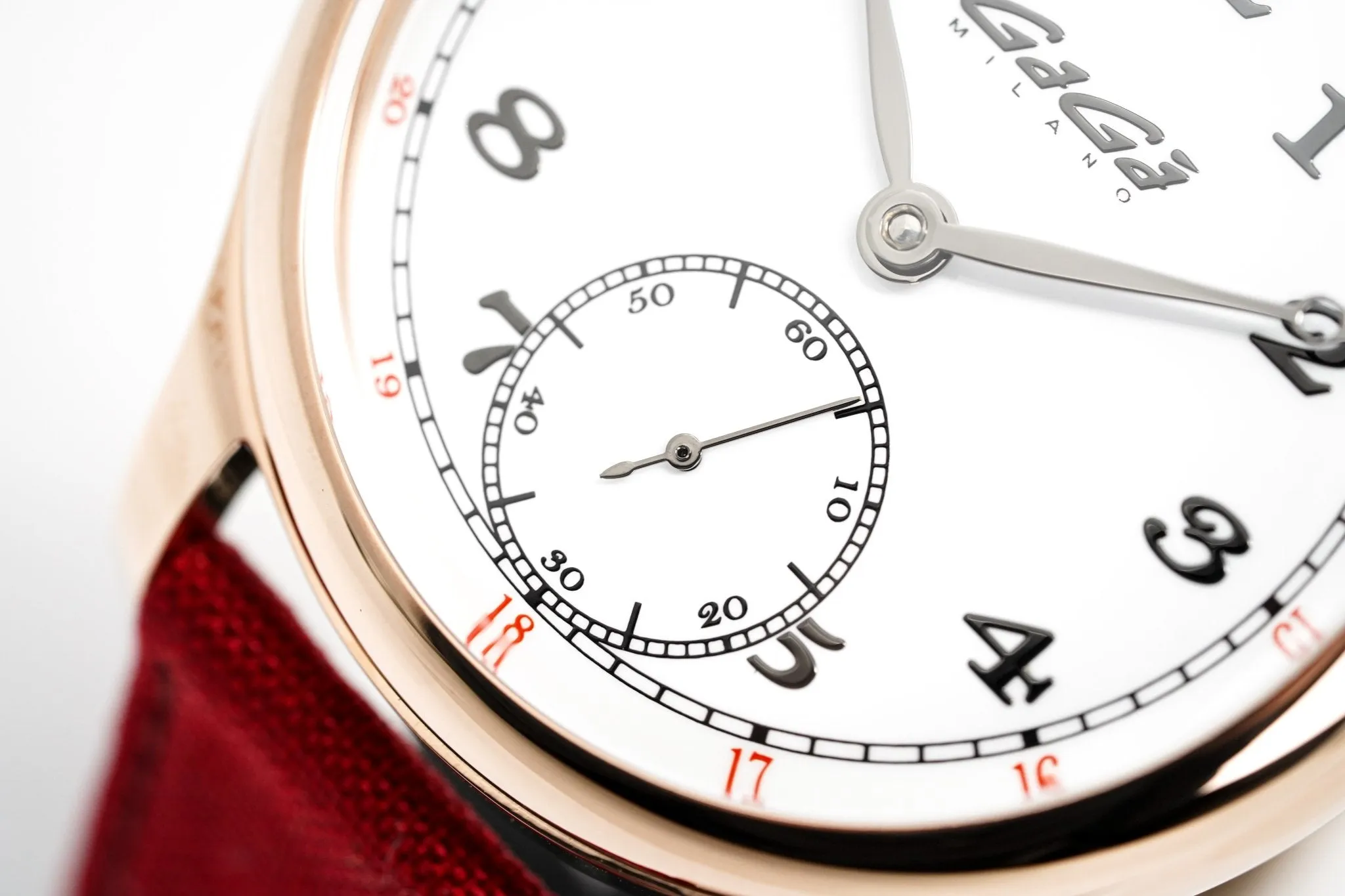 GaGà Milano Watch Classic Steel Rose Gold Pink 8041.01
