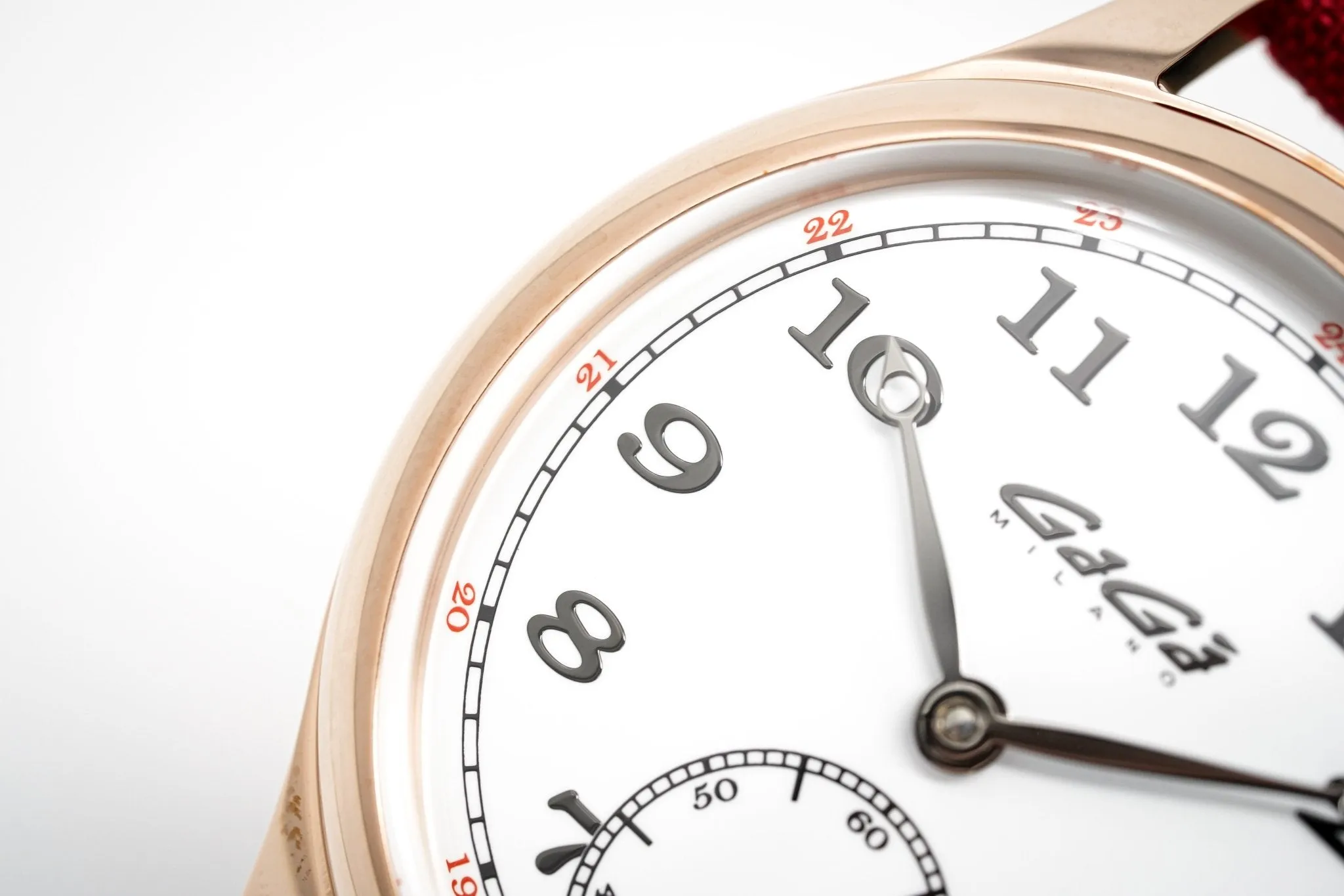 GaGà Milano Watch Classic Steel Rose Gold Pink 8041.01
