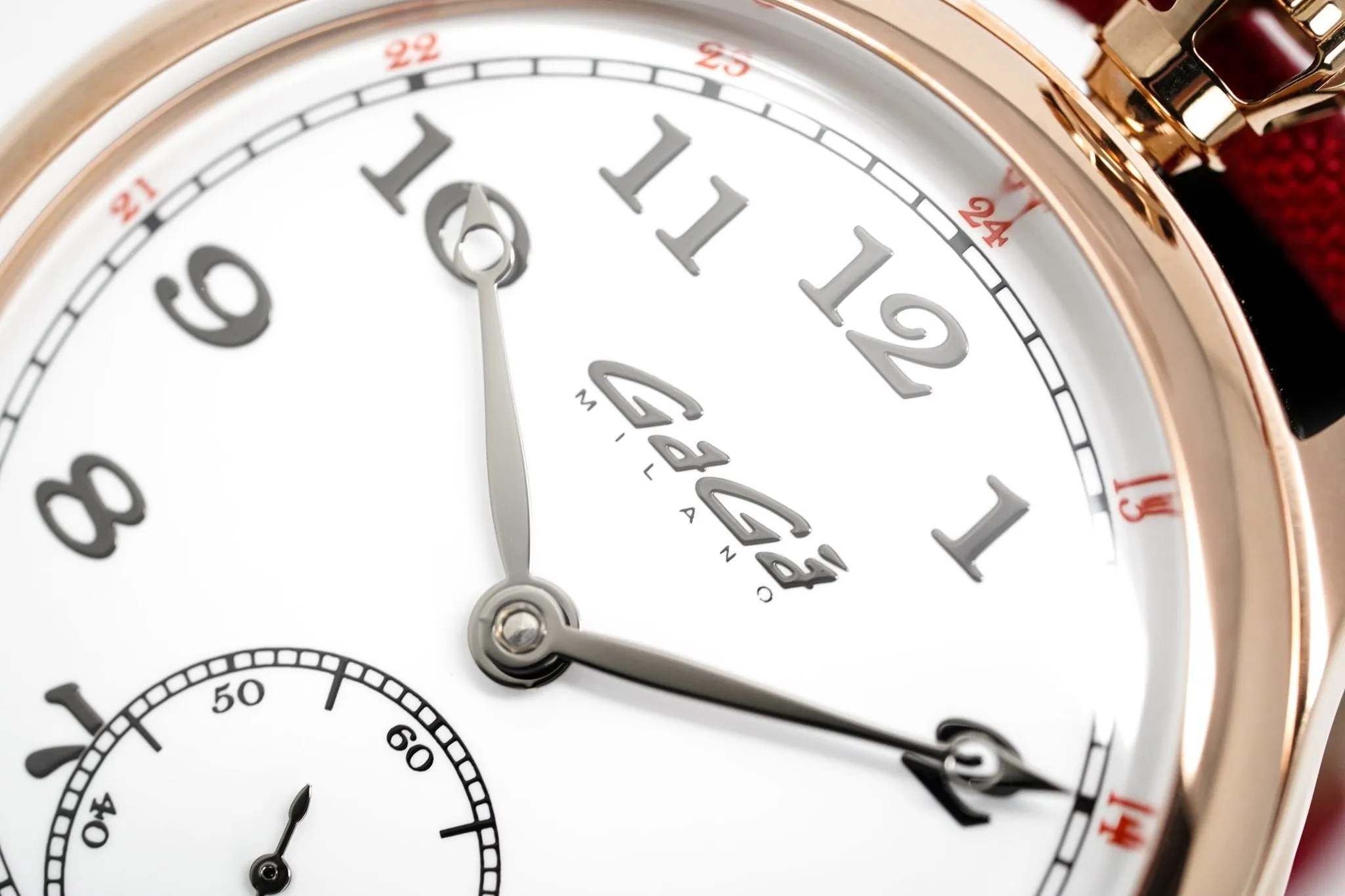 GaGà Milano Watch Classic Steel Rose Gold Pink 8041.01