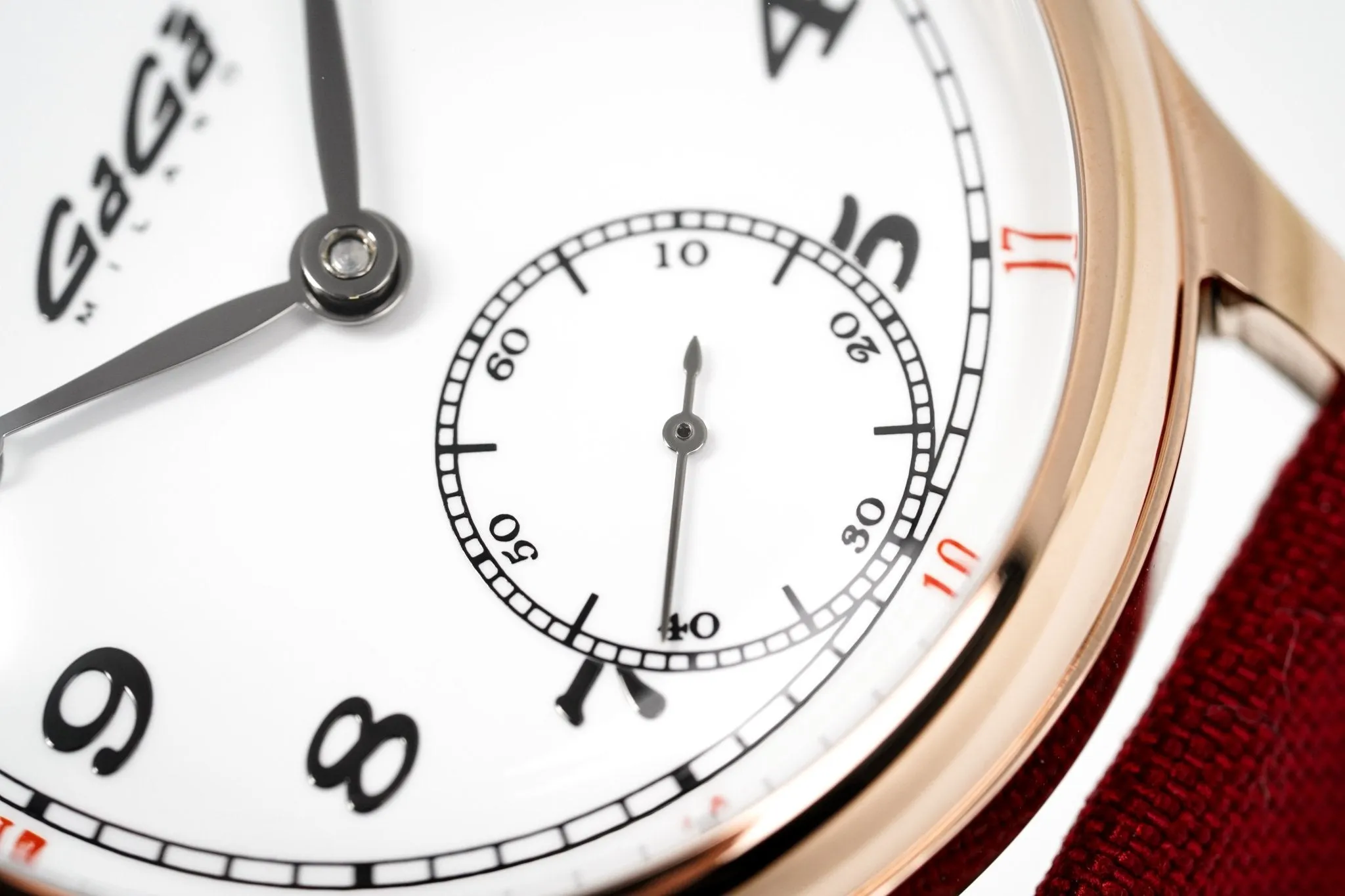 GaGà Milano Watch Classic Steel Rose Gold Pink 8041.01