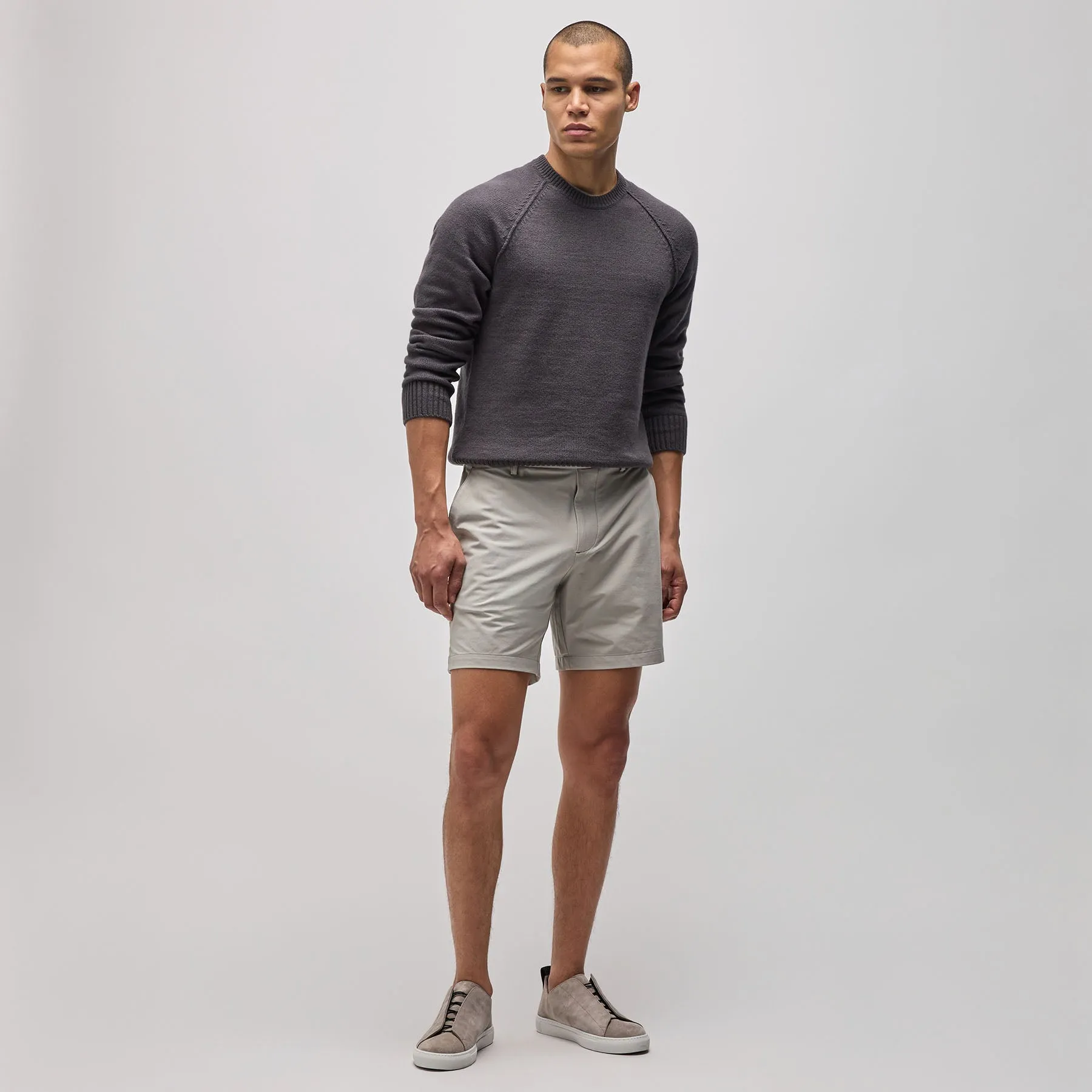 Golf Short - Concrete