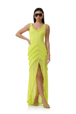 Landa Dress - Lime Punch