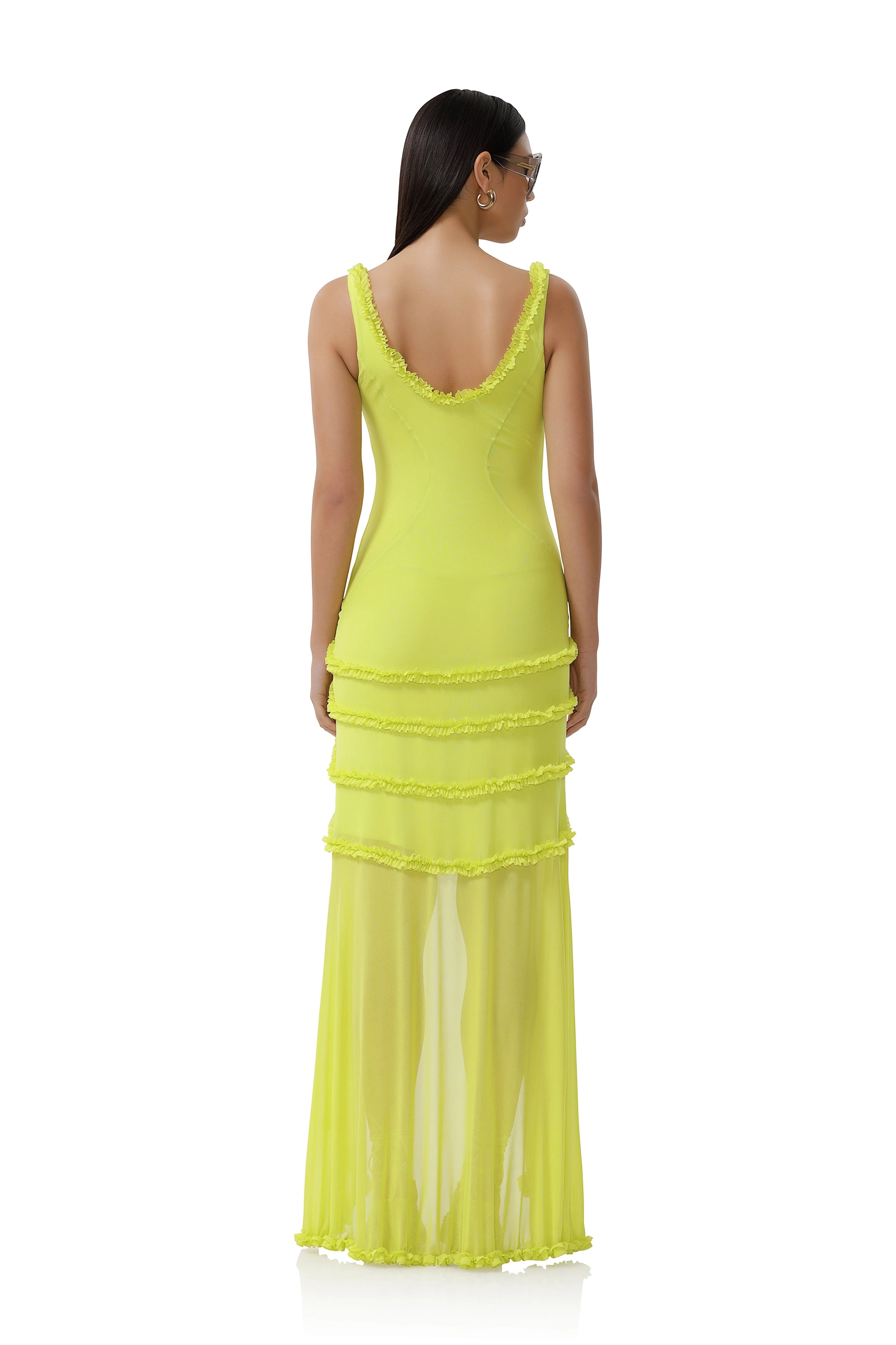 Landa Dress - Lime Punch