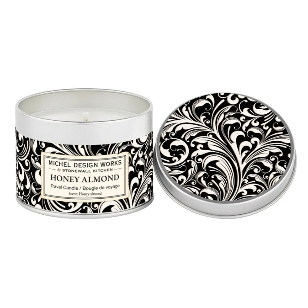 Michel Design Works Honey Almond Travel Candle