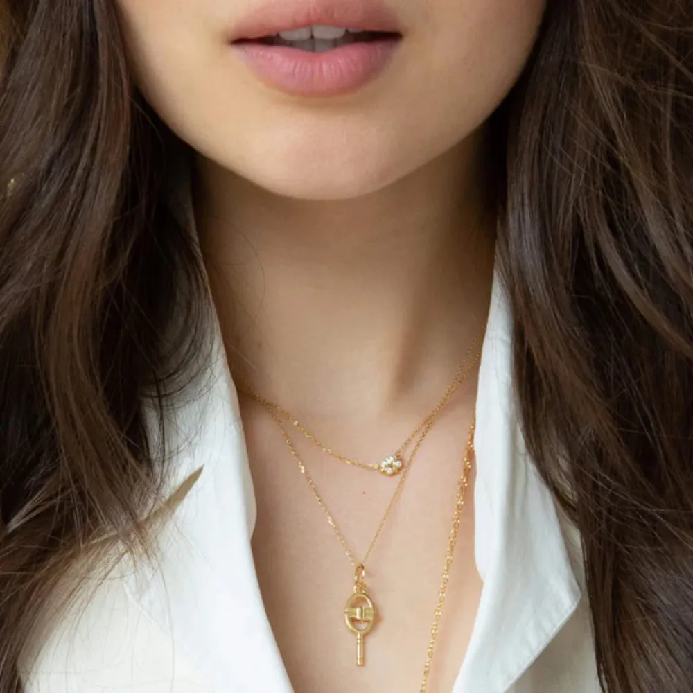 Monica Rich Kosann 18k Jamie Delicate Diamond-Cut Chain