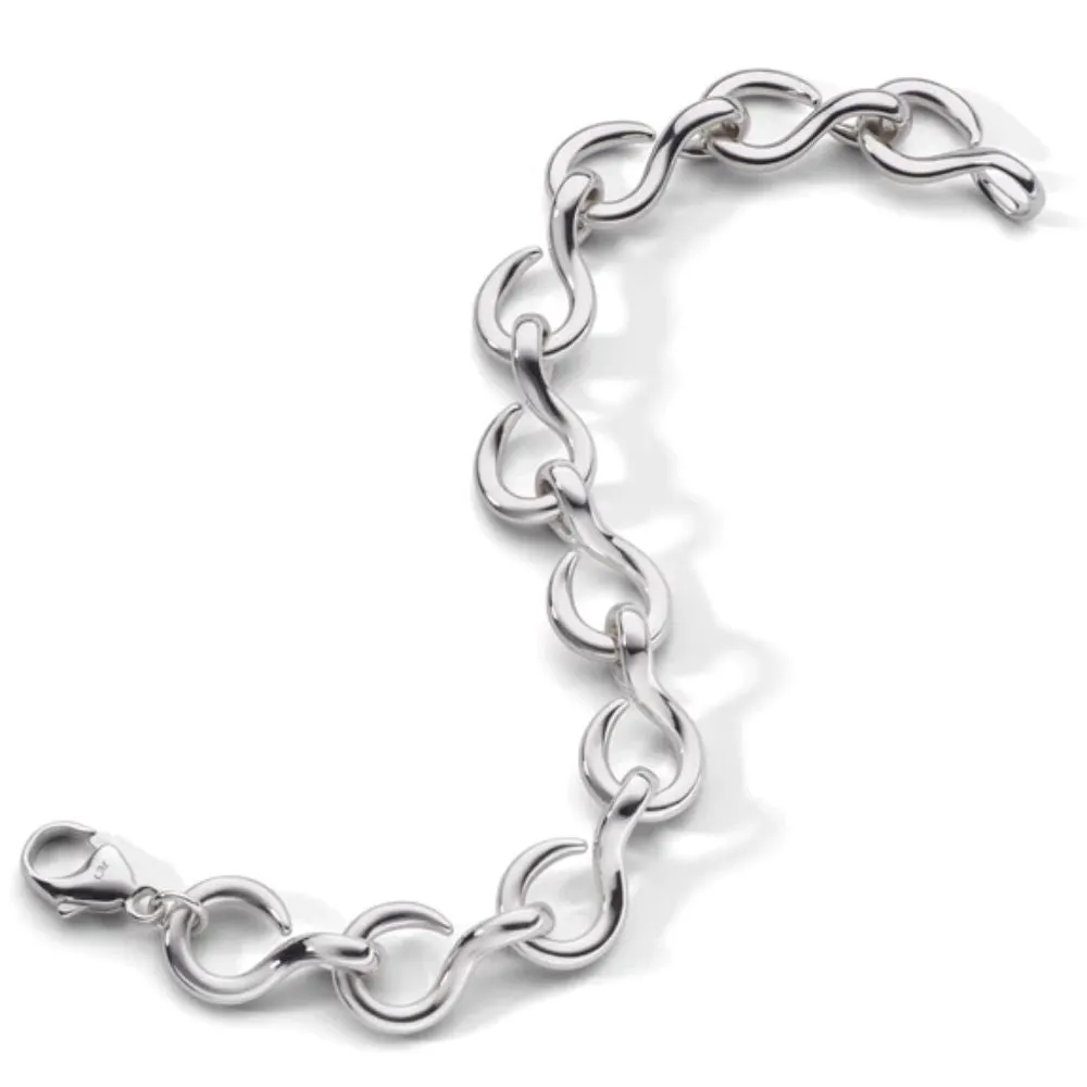 Monica Rich Kosann The Twist Sterling Silver Premier Infinity Bracelet