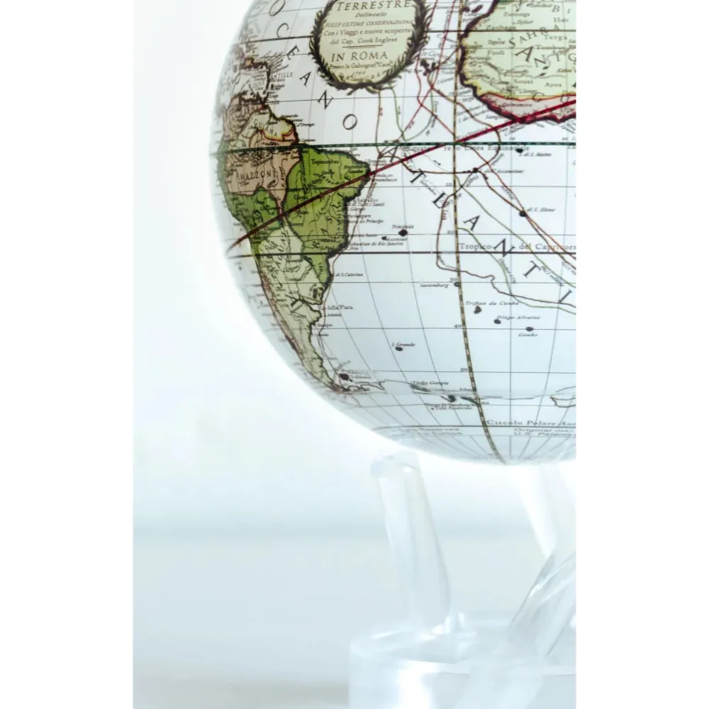 MOVA 4.5 Antique Terrestrial White Globe