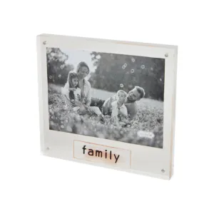 Mud Pie Acrylic Family Plaque Frame - 4x6