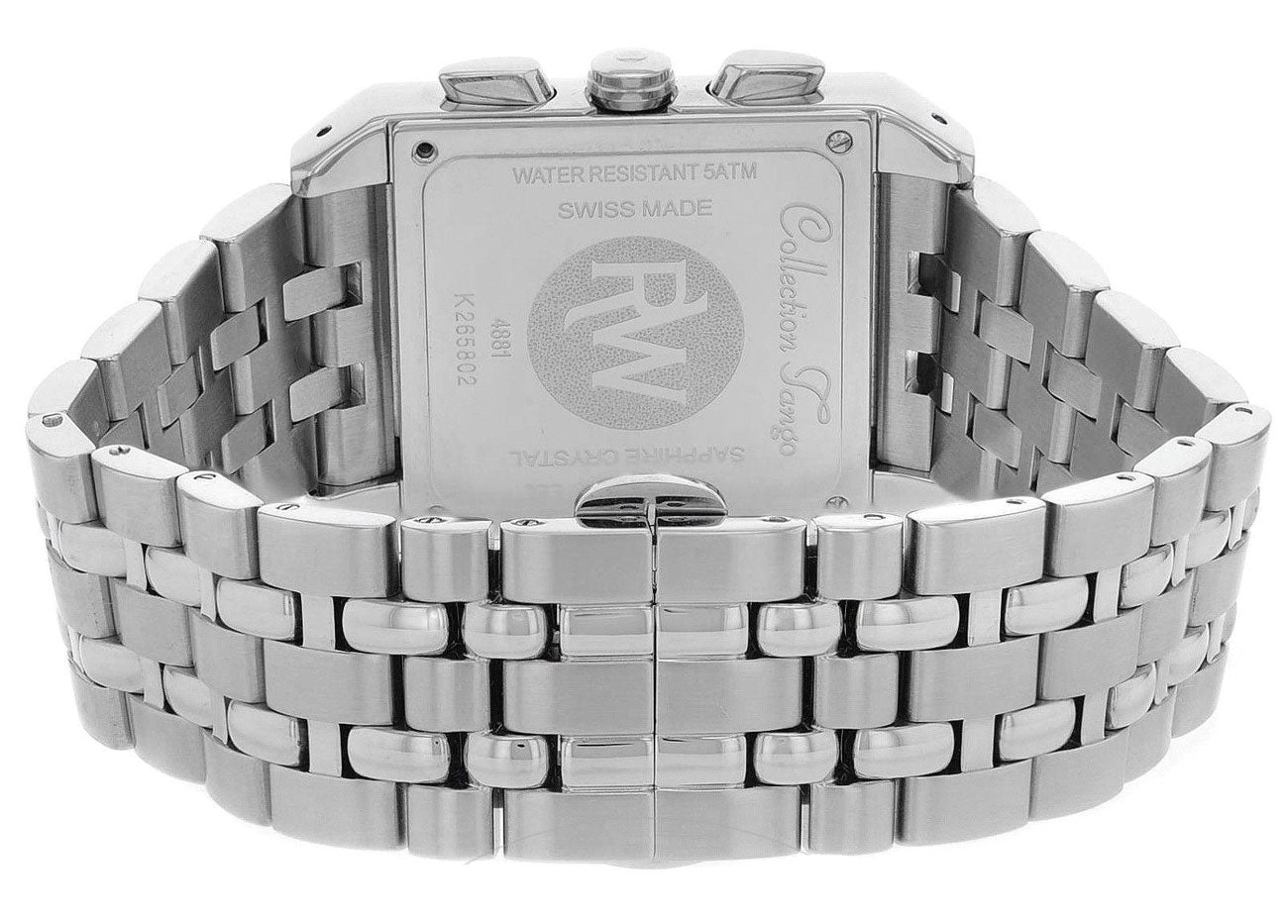 Raymond Weil Tango Chronograph Stainless Steel Mens Watch Date 4881-ST-00209