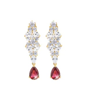 Red Flame Earrings