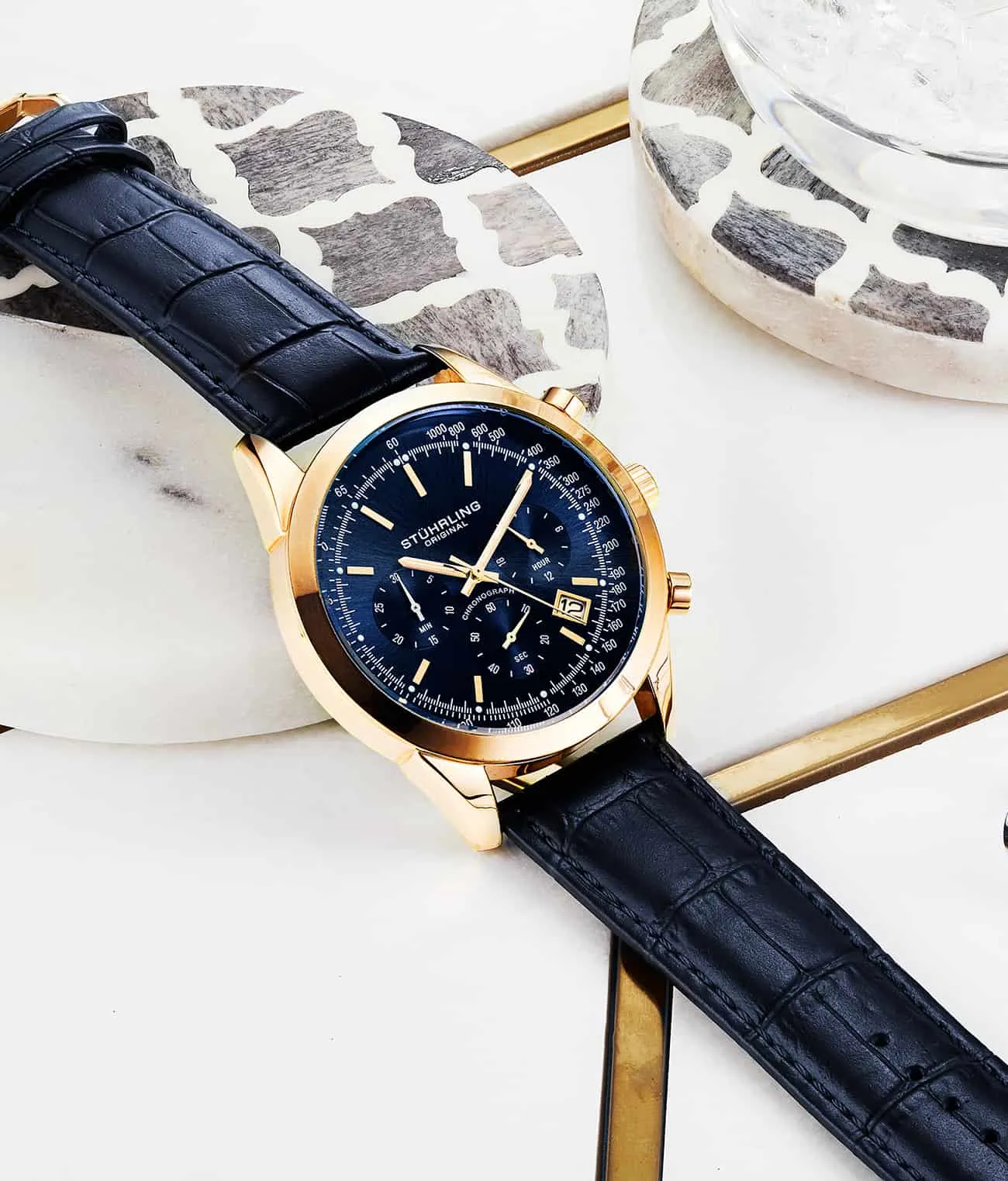 Rialto 3975L Quartz 44mm Chronograph