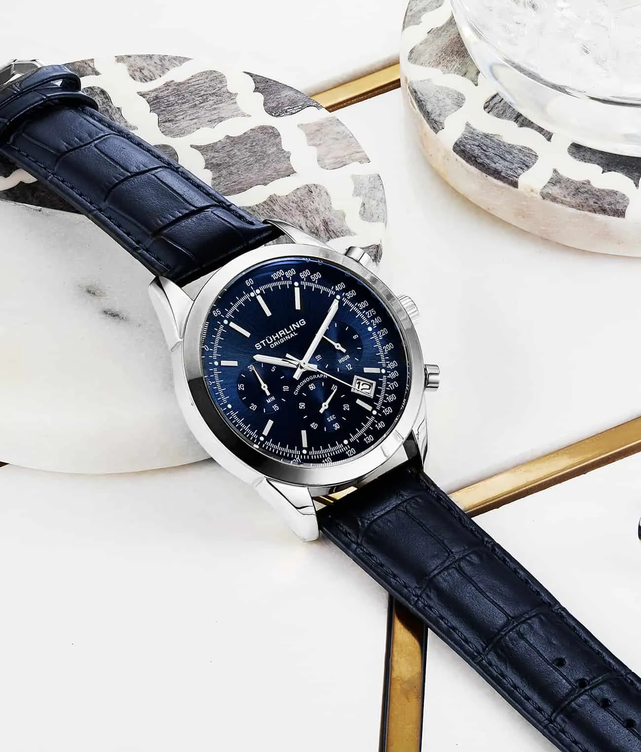 Rialto 3975L Quartz 44mm Chronograph