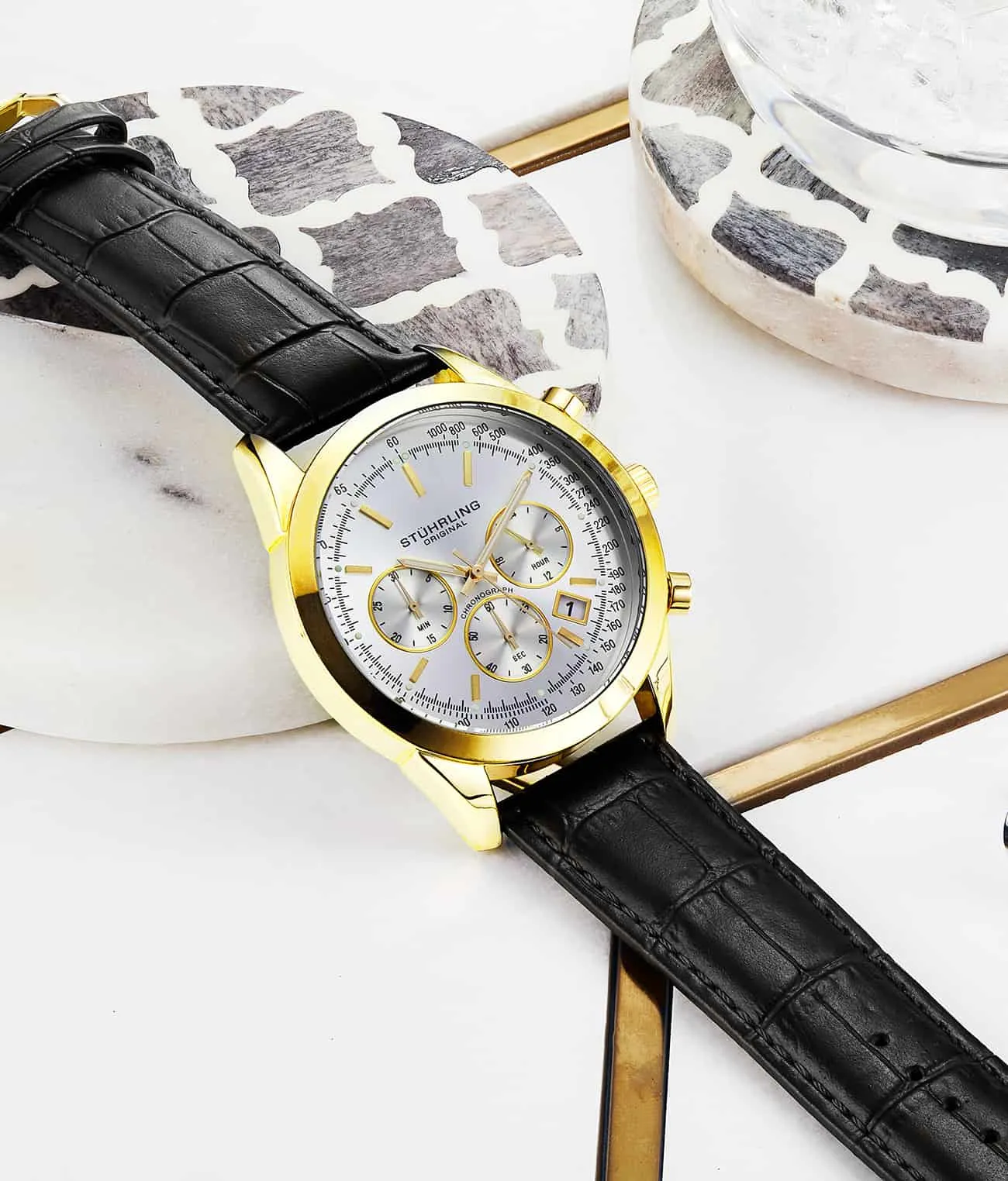 Rialto 3975L Quartz 44mm Chronograph