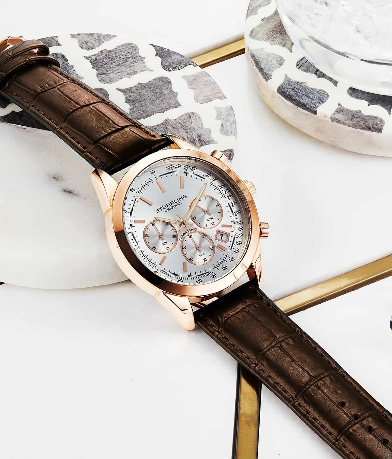 Rialto 3975L Quartz 44mm Chronograph