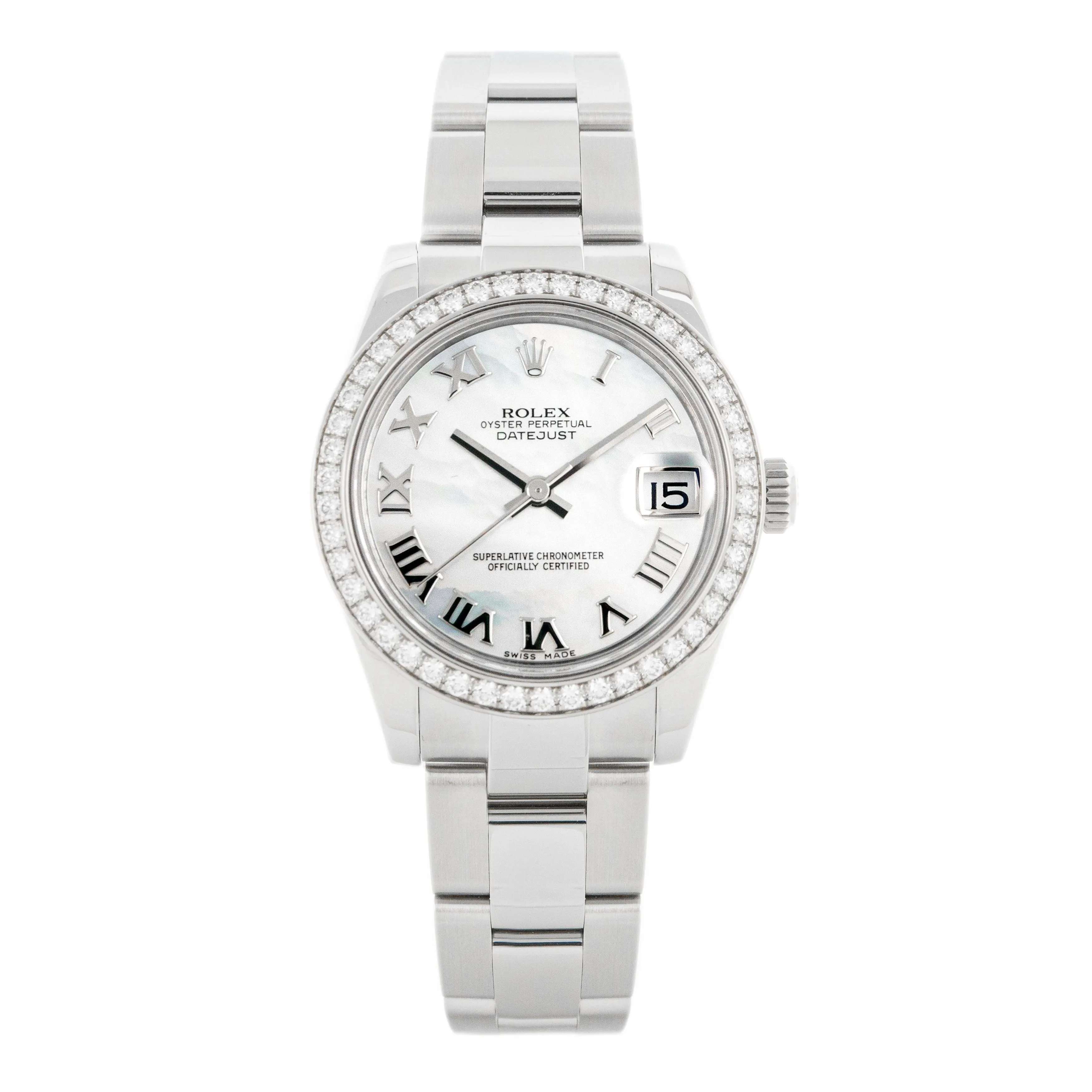 Rolex Datejust 31 Stainless Steel Mother of Pearl Dial 31mm 178384 Full Set