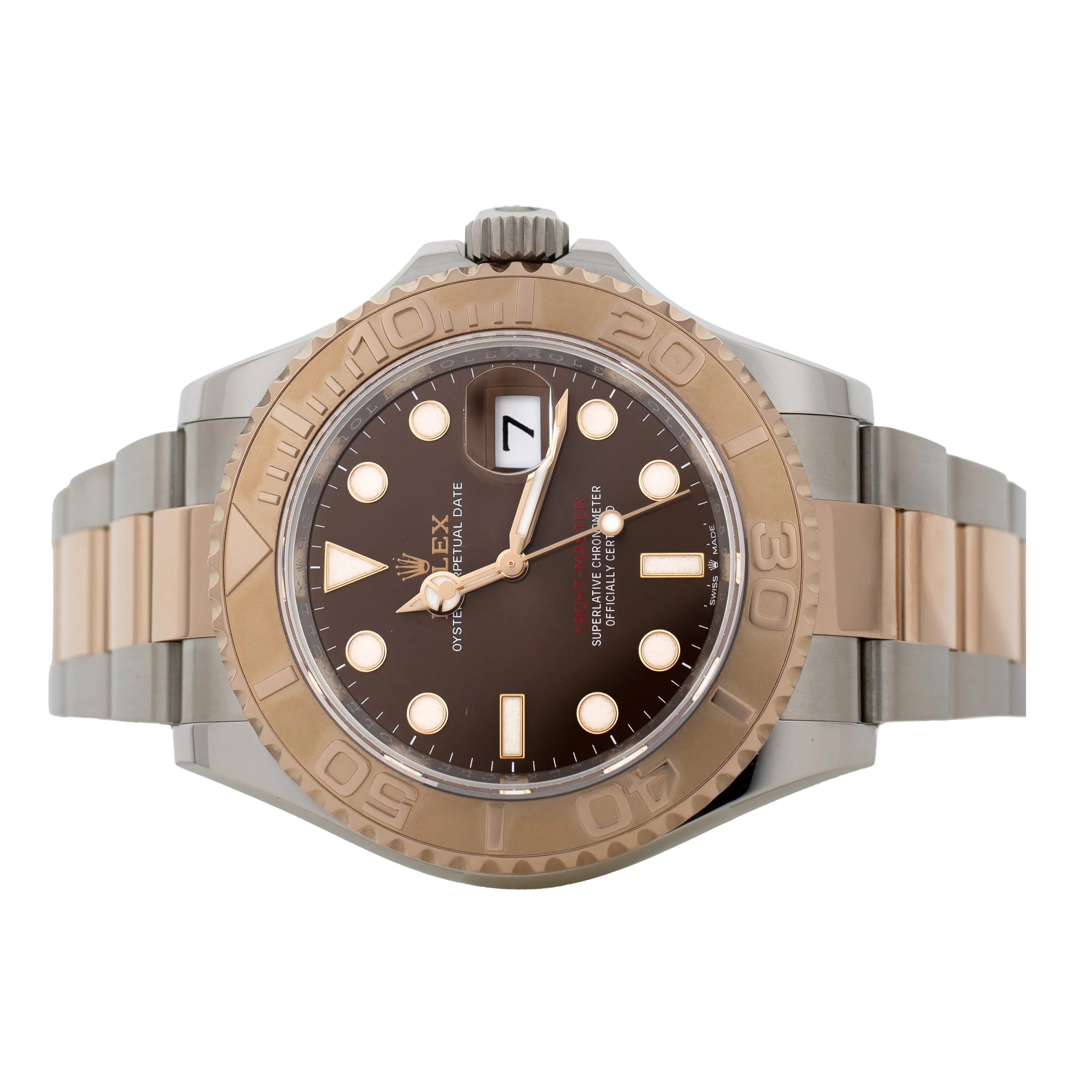 Rolex Yacht-Master 40 Steel & Rose Gold Brown Dial 40mm 126621 Full Set