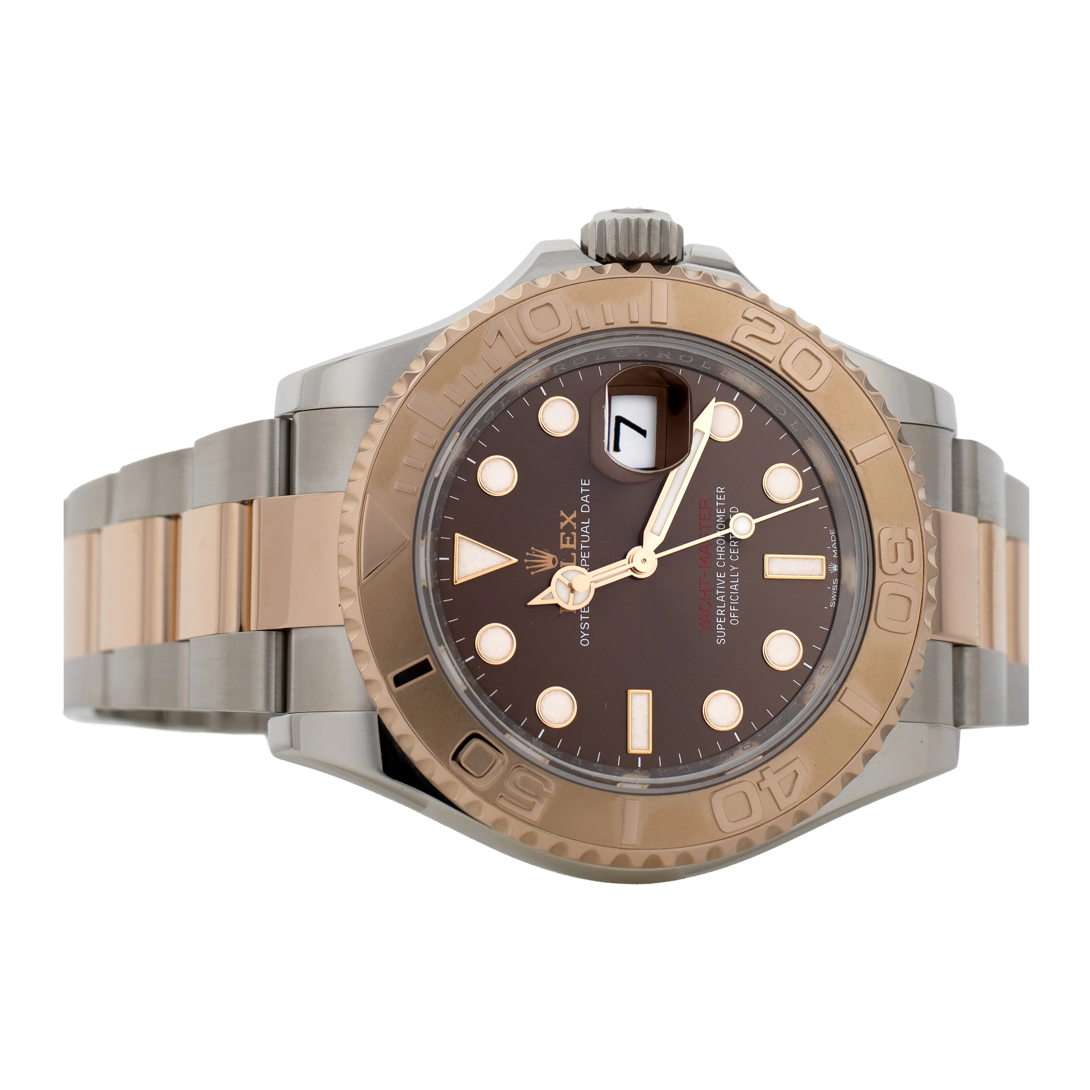 Rolex Yacht-Master 40 Steel & Rose Gold Brown Dial 40mm 126621 Full Set
