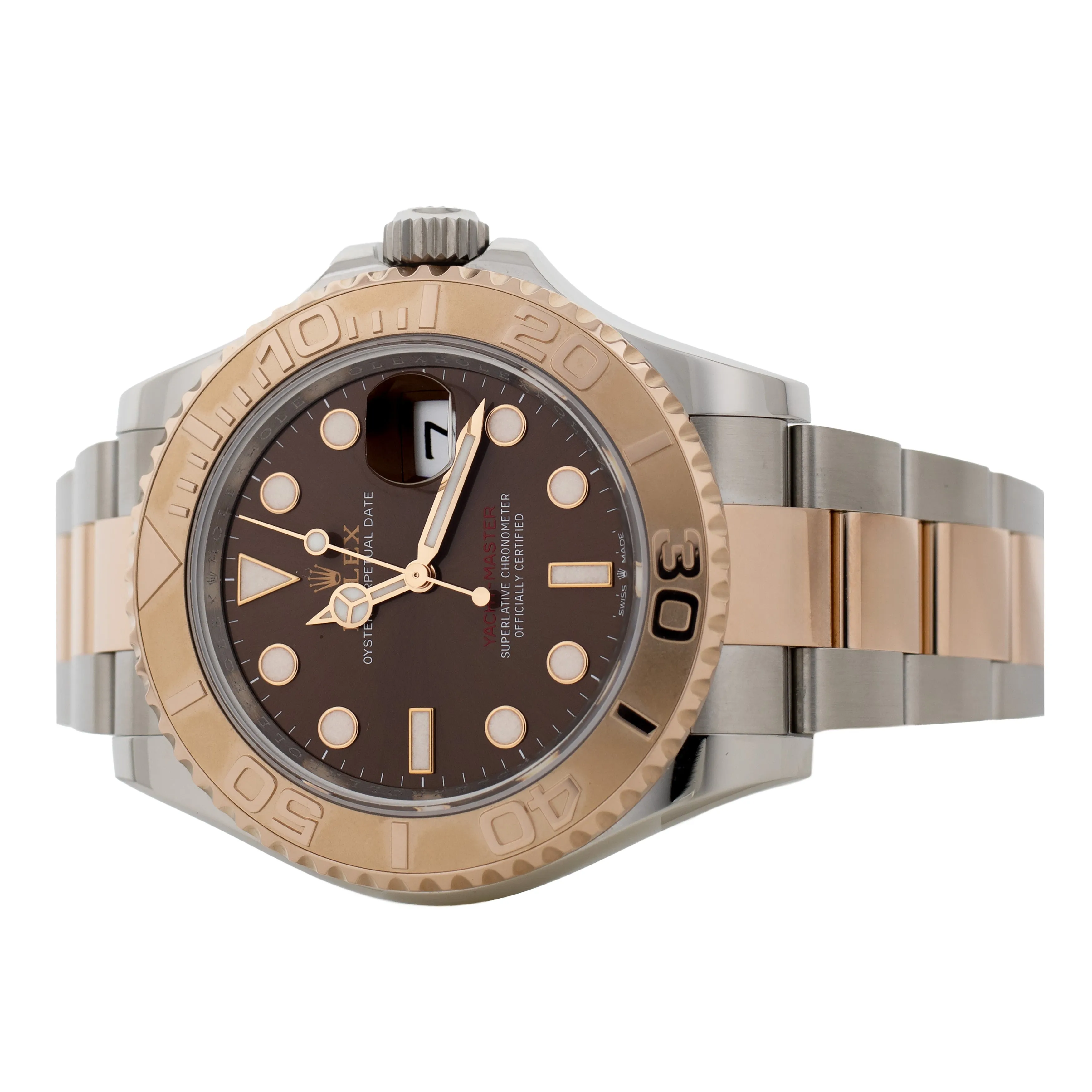 Rolex Yacht-Master 40 Steel & Rose Gold Brown Dial 40mm 126621 Full Set