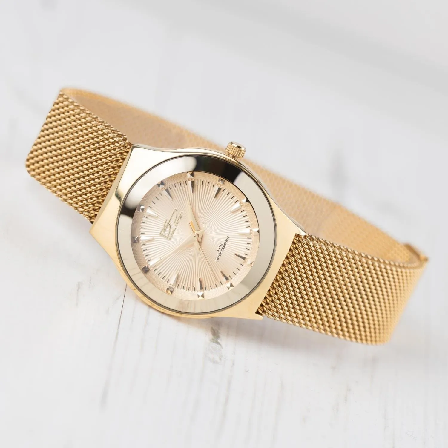 Rondo Milanese Magnetic Gold Ladies Watch