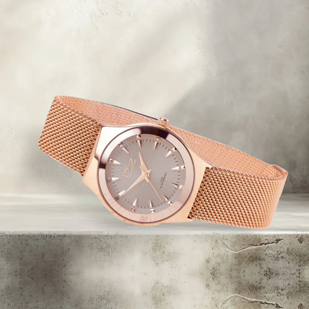 Rondo Milanese Magnetic Rose Gold Ladies Watch