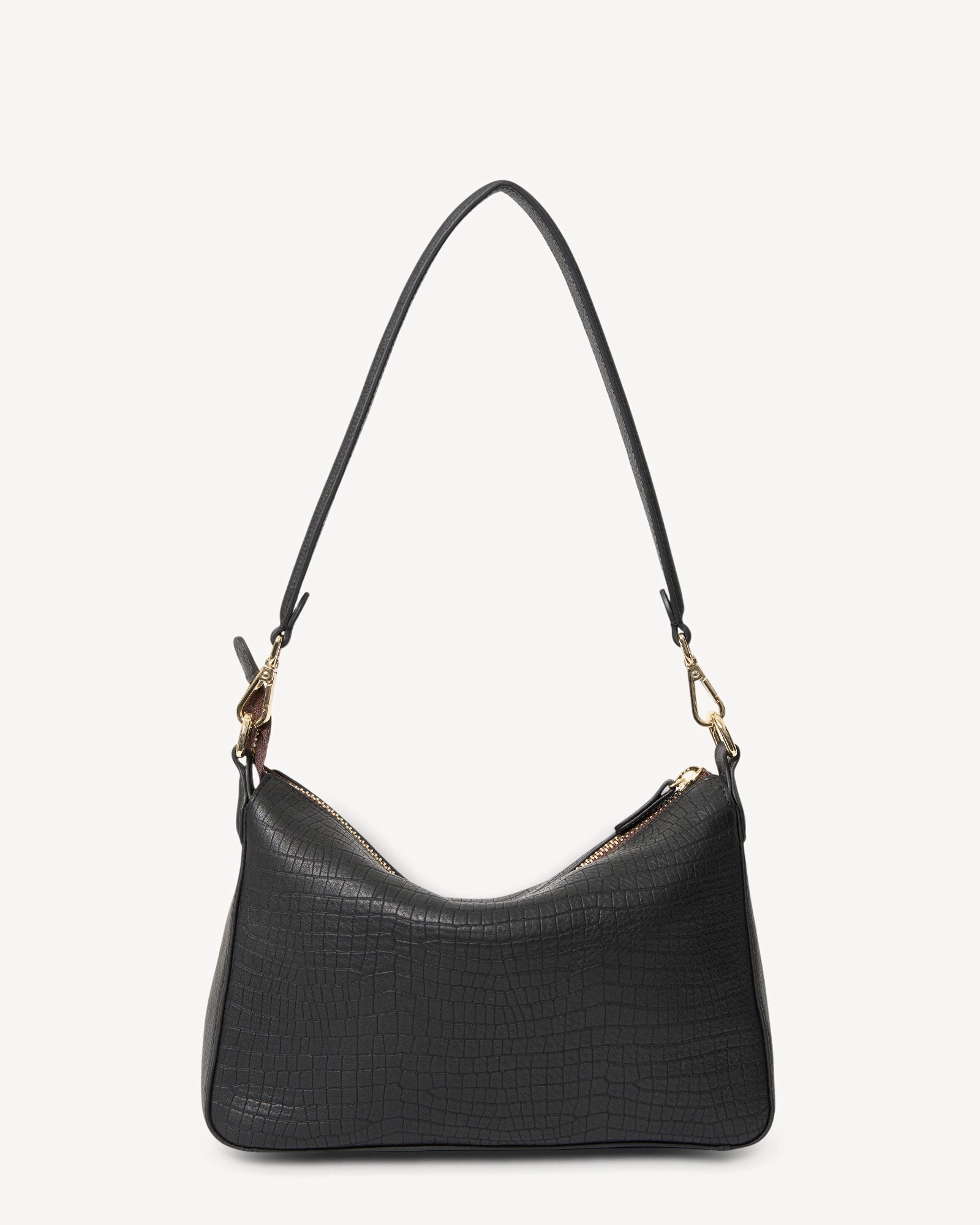 Saben Dane Shoulder Bag Black Luxe Emboss