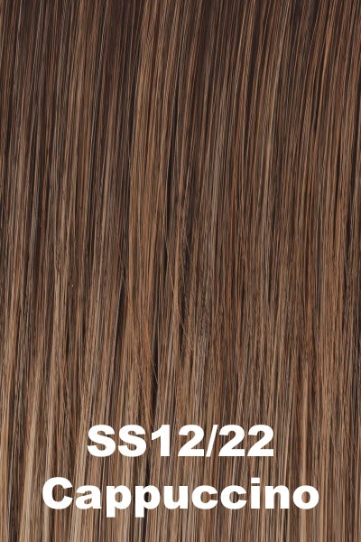 Sale - Raquel Welch Toppers - Top Billing 16" Human Hair - Color: Shaded Cappuccino (SS12/22)