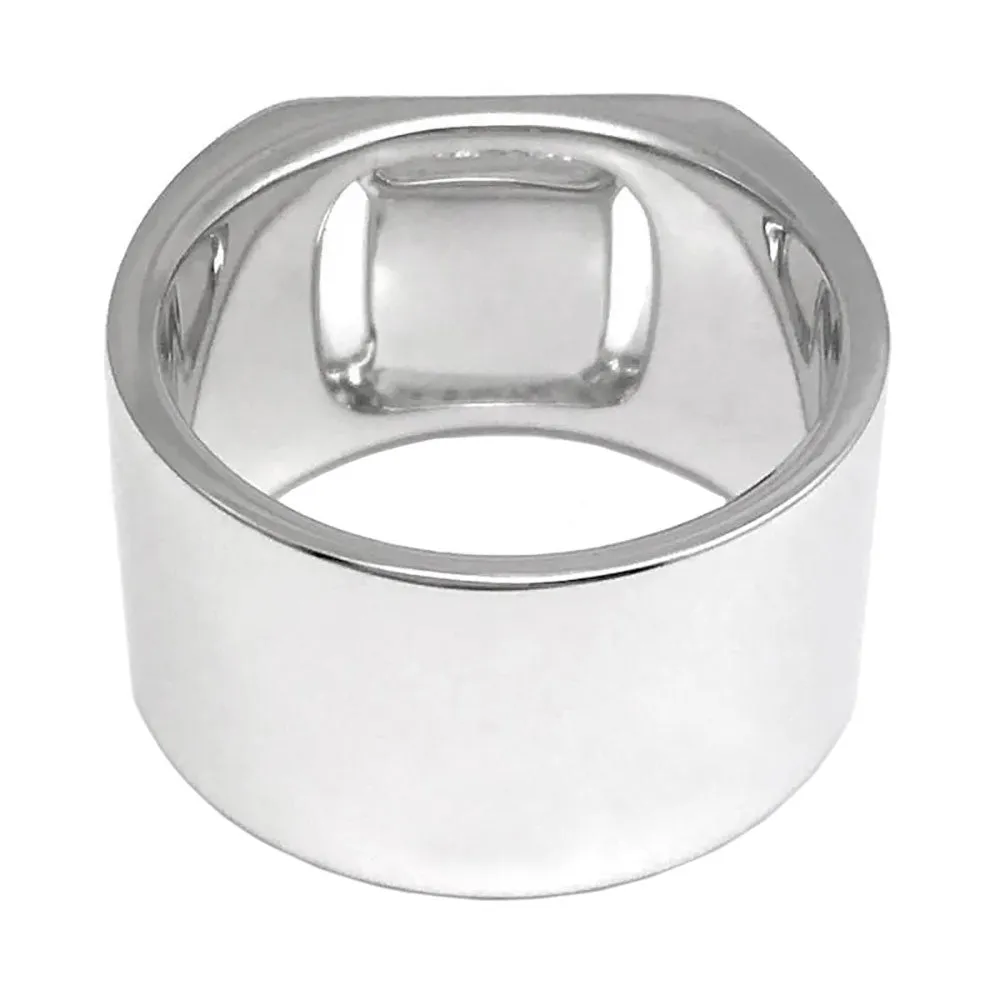 Swarovski Tactic Rhodium Plated Clear Crystal Pavé Womens Ring Size 6 / 52 - 5063704