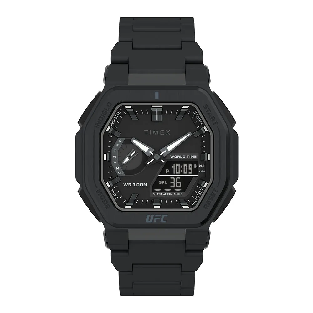 Timex Ufc Colossus Multifunction 45mm Stainless Steel Band