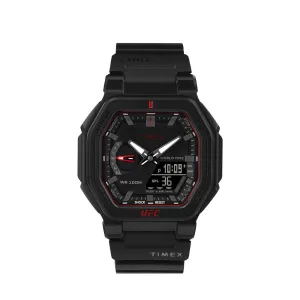 Timex x UFC Colossus Anadigi 45mm Resin Band