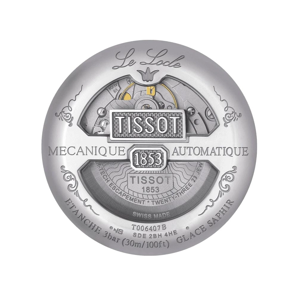 Tissot Le Locle Powermatic 80 Silver Dial 39.3mm Automatic Gents Watch T0064071603300