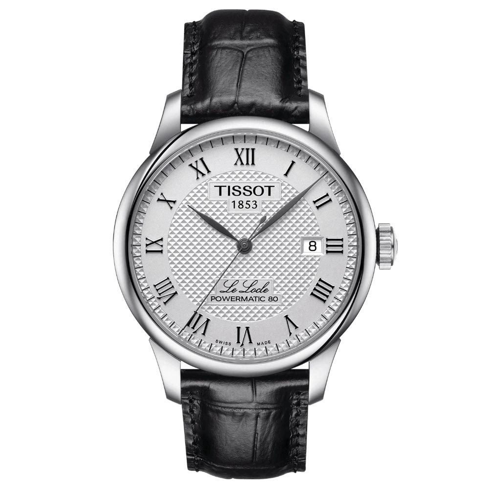 Tissot Le Locle Powermatic 80 Silver Dial 39.3mm Automatic Gents Watch T0064071603300