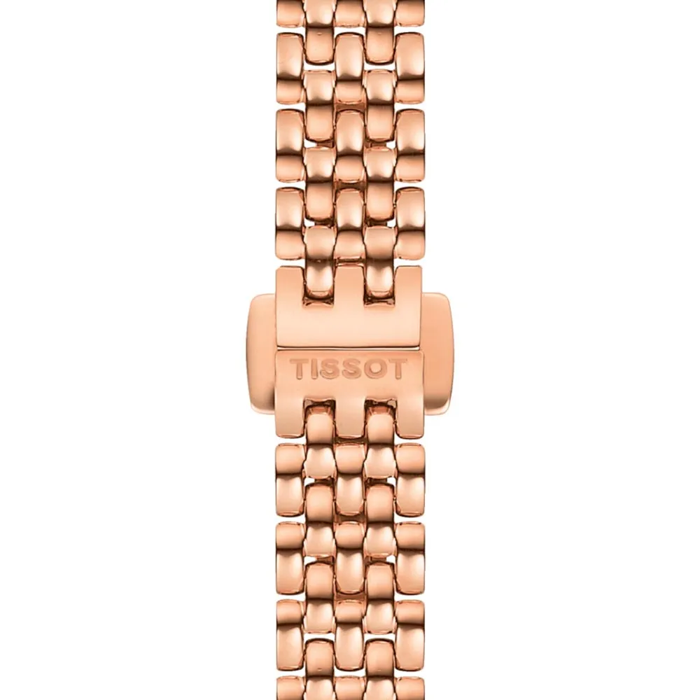 Tissot Lovely 19.5mm MOP Dial Rose Gold PVD Steel Quartz Ladies Watch T0580093311100