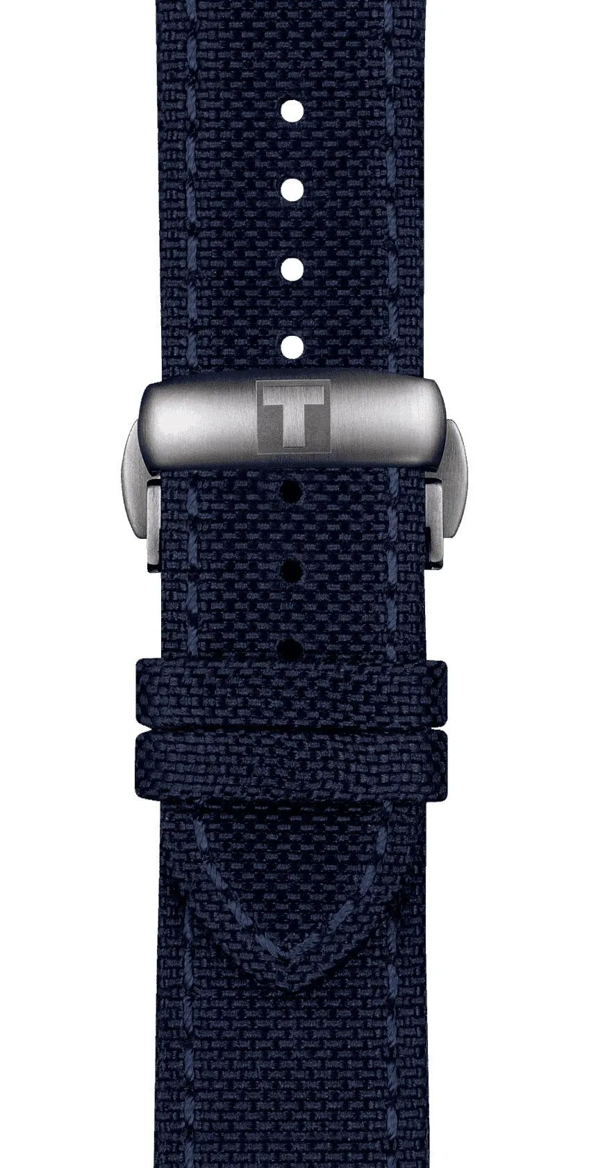 Tissot T-Sport Seastar 1000 Automatic Powermatic 80 Silicium Blue Dial Blue Textile Strap Date Mens Watch T120.407.17.041.01