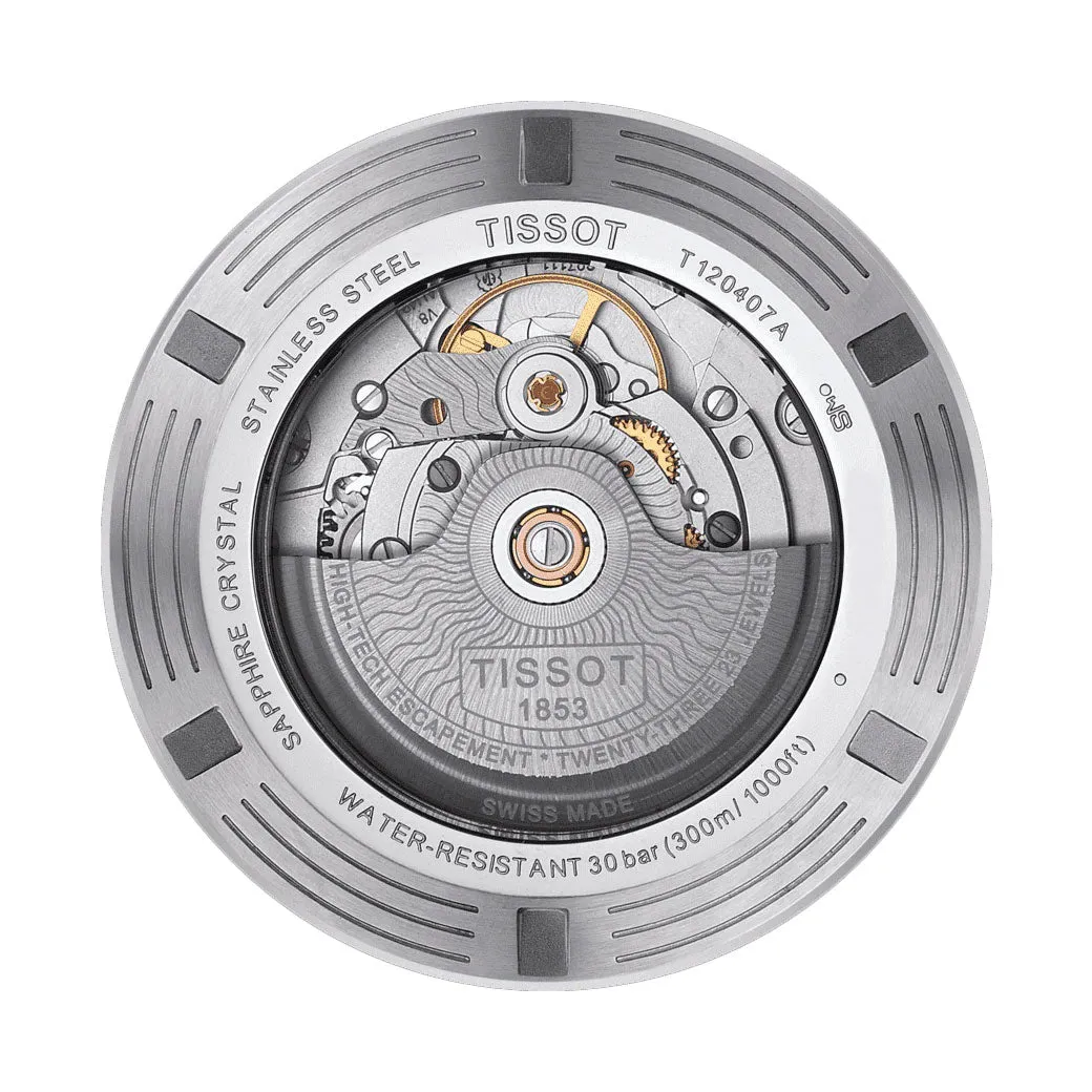 Tissot T-Sport Seastar 1000 Automatic Powermatic 80 Stainless Steel Black Dial Date Divers Mens Watch T120.407.11.051.00
