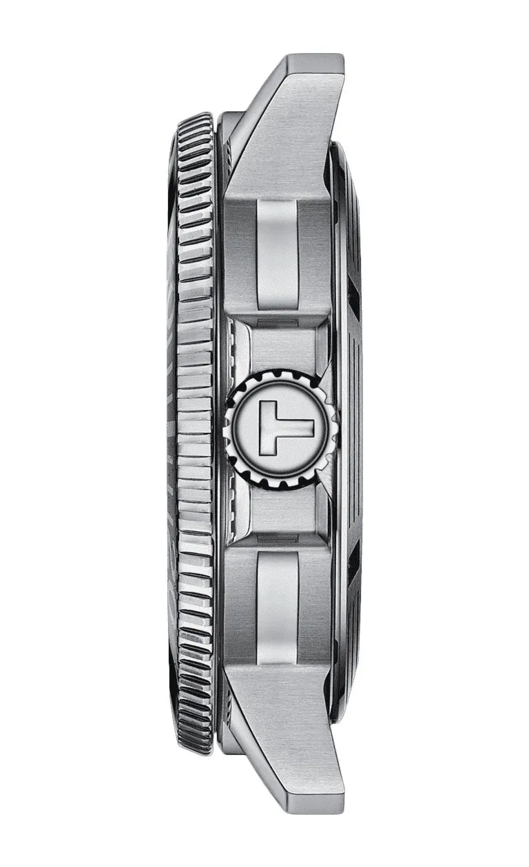 Tissot T-Sport Seastar 1000 Automatic Powermatic 80 Stainless Steel Blue Dial Date Divers Mens Watch T120.407.11.041.03