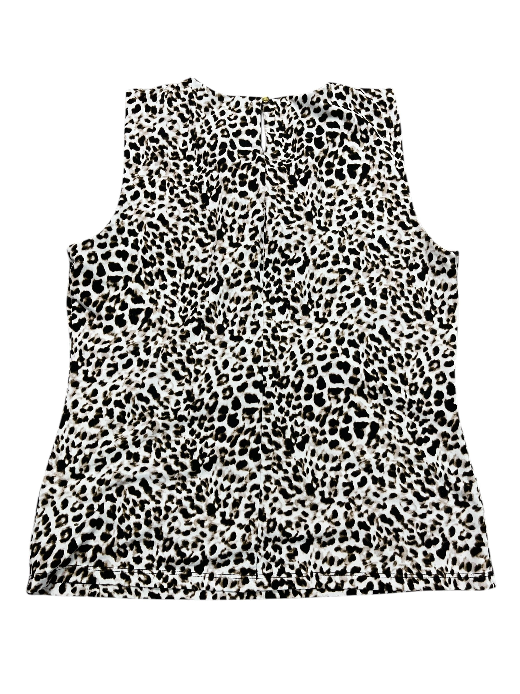 Top Sleeveless Basic By Calvin Klein In Animal Print, Size:M