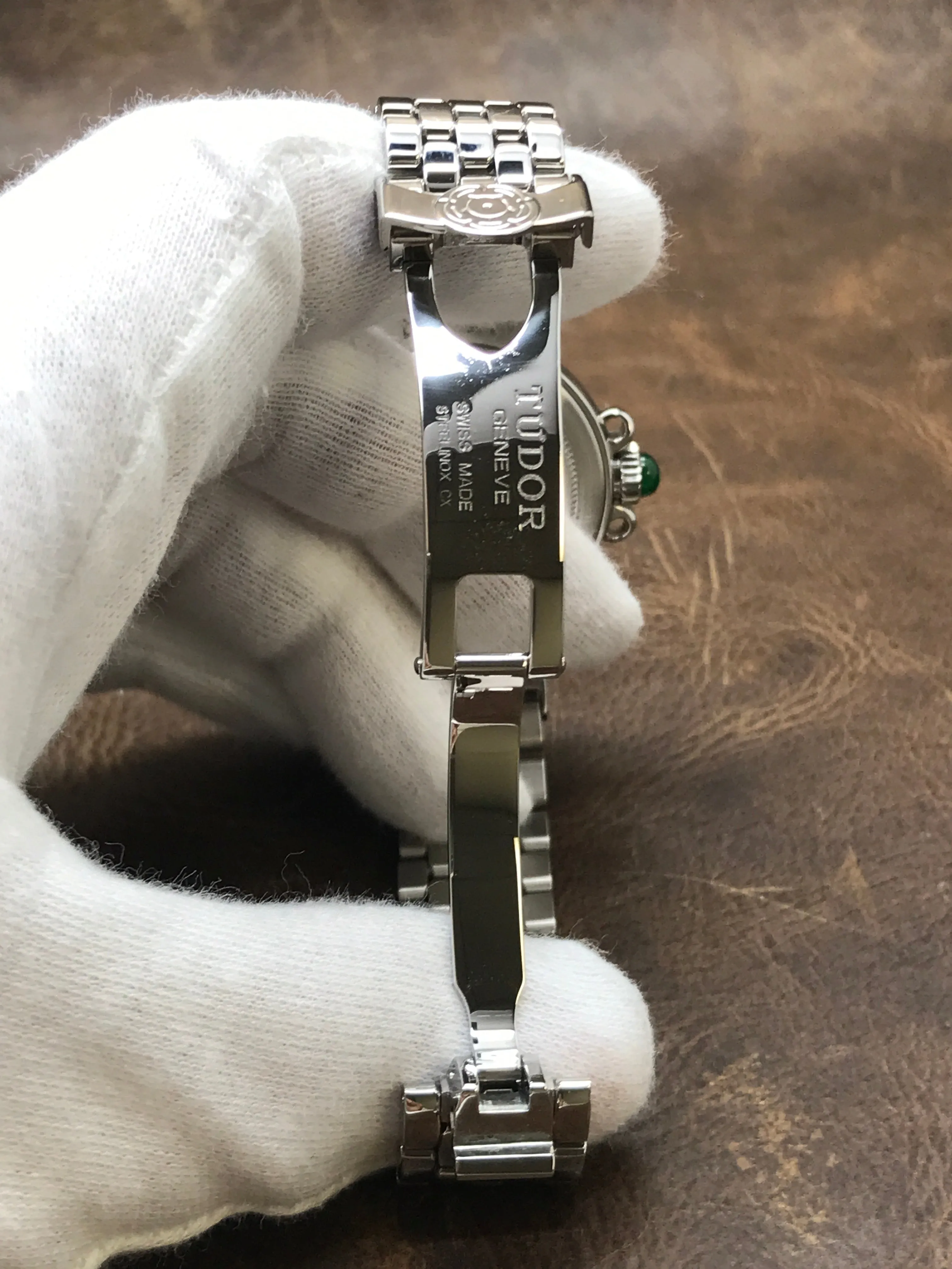 Tudor Clair de Rose 35400 Emerald Green Dial Automatic Women's Watch