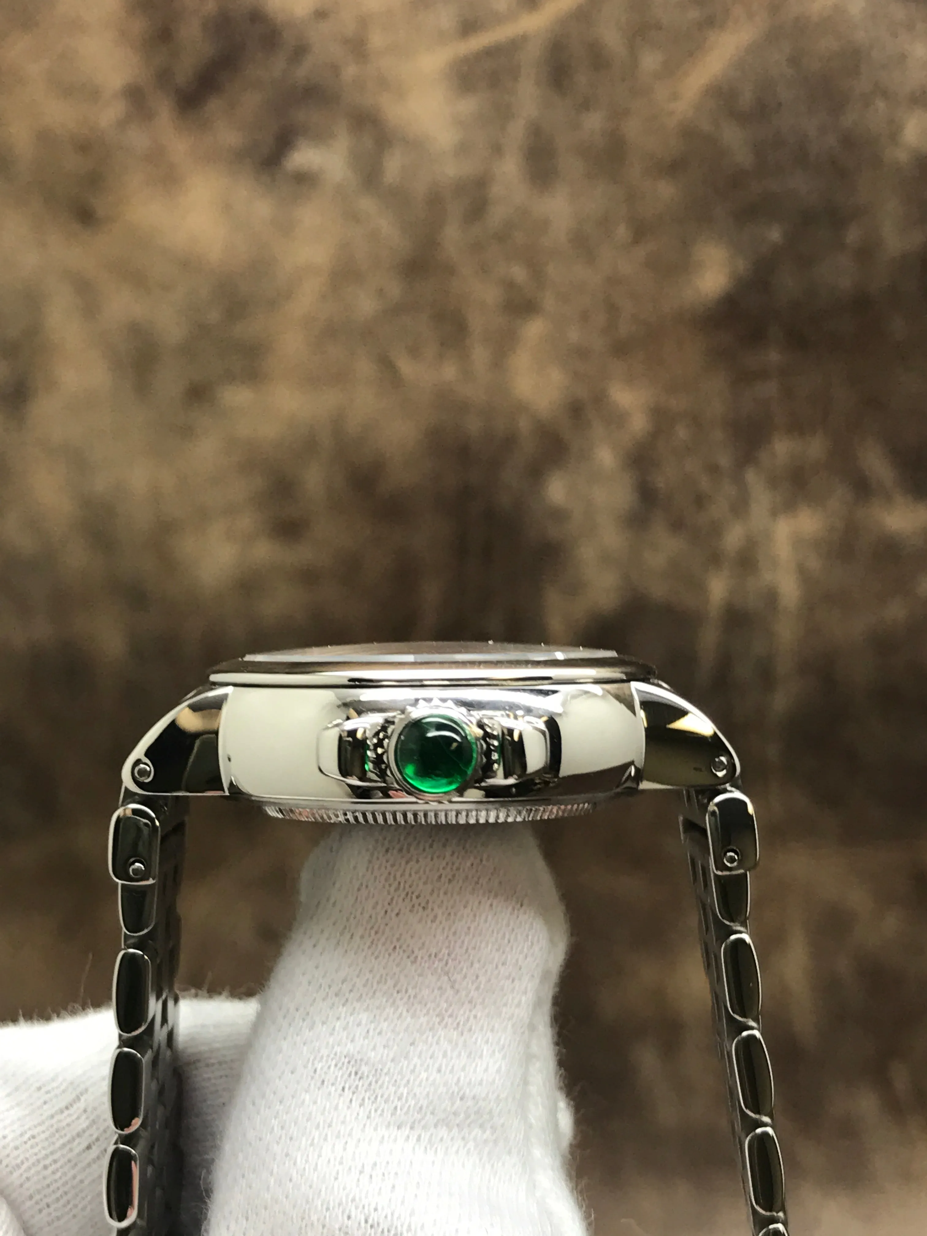 Tudor Clair de Rose 35400 Emerald Green Dial Automatic Women's Watch