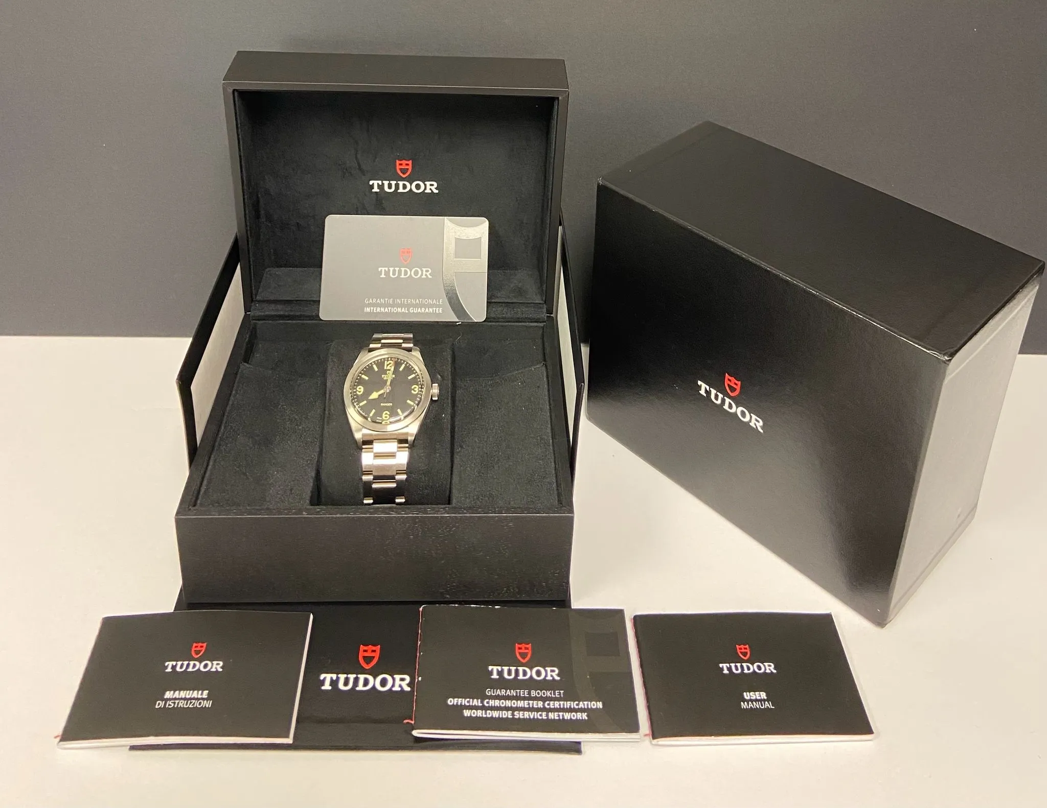 Tudor Ranger 39mm B&P 79950 Black Dial Automatic Men's Watch