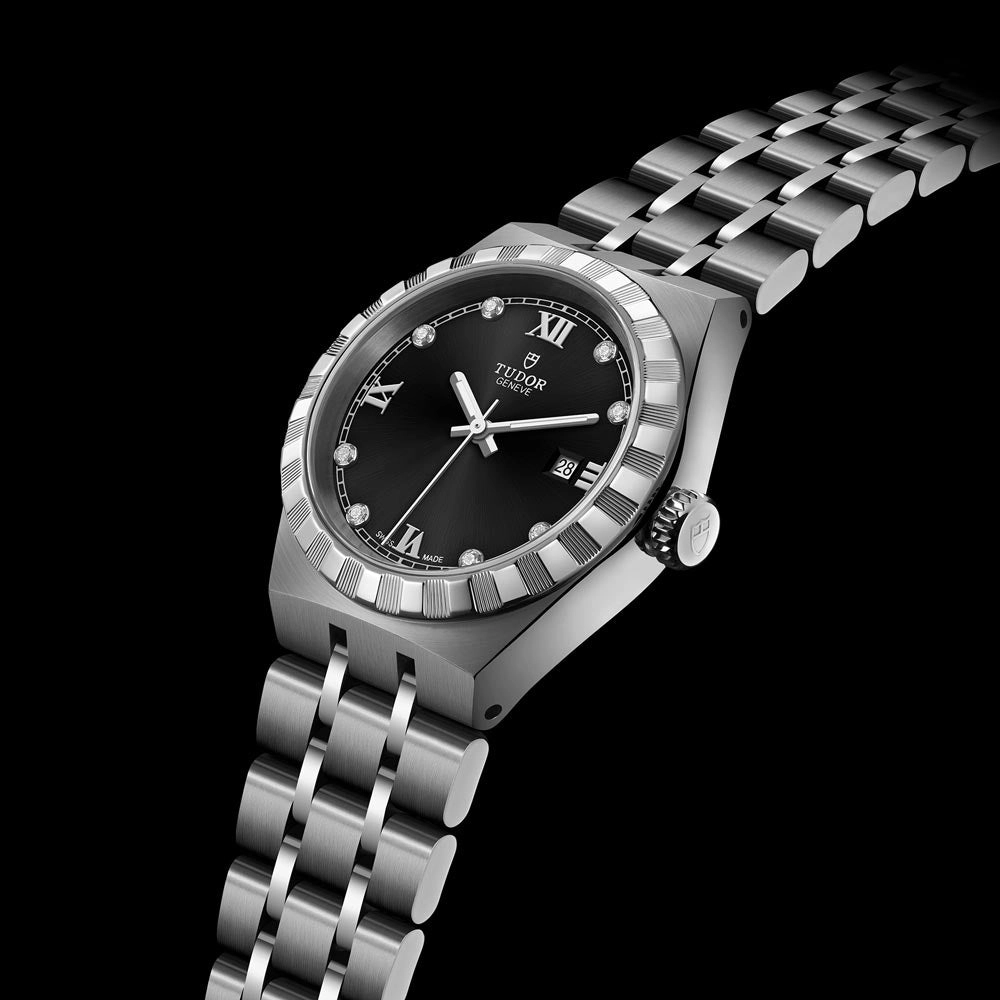 TUDOR Royal 28mm Black Dial Ladies Watch M28300-0004