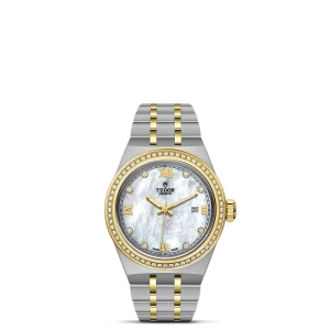 TUDOR Royal 28mm MOP Dial Steel & Gold Ladies Watch M28323-0001