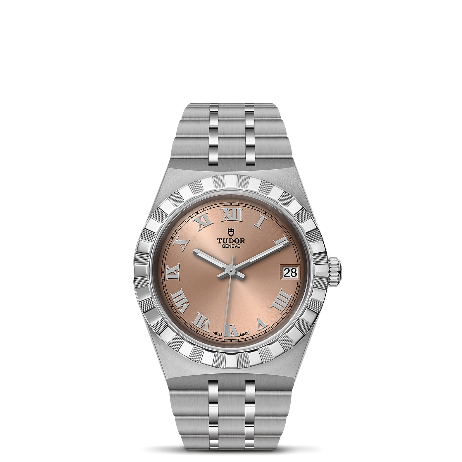 TUDOR Royal 34mm Salmon Dial Ladies Watch M28400-0009