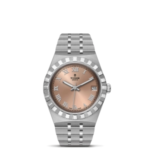 TUDOR Royal 34mm Salmon Dial Ladies Watch M28400-0009