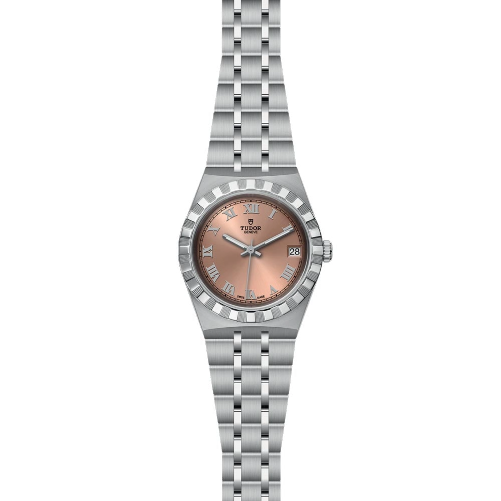 TUDOR Royal 34mm Salmon Dial Ladies Watch M28400-0009